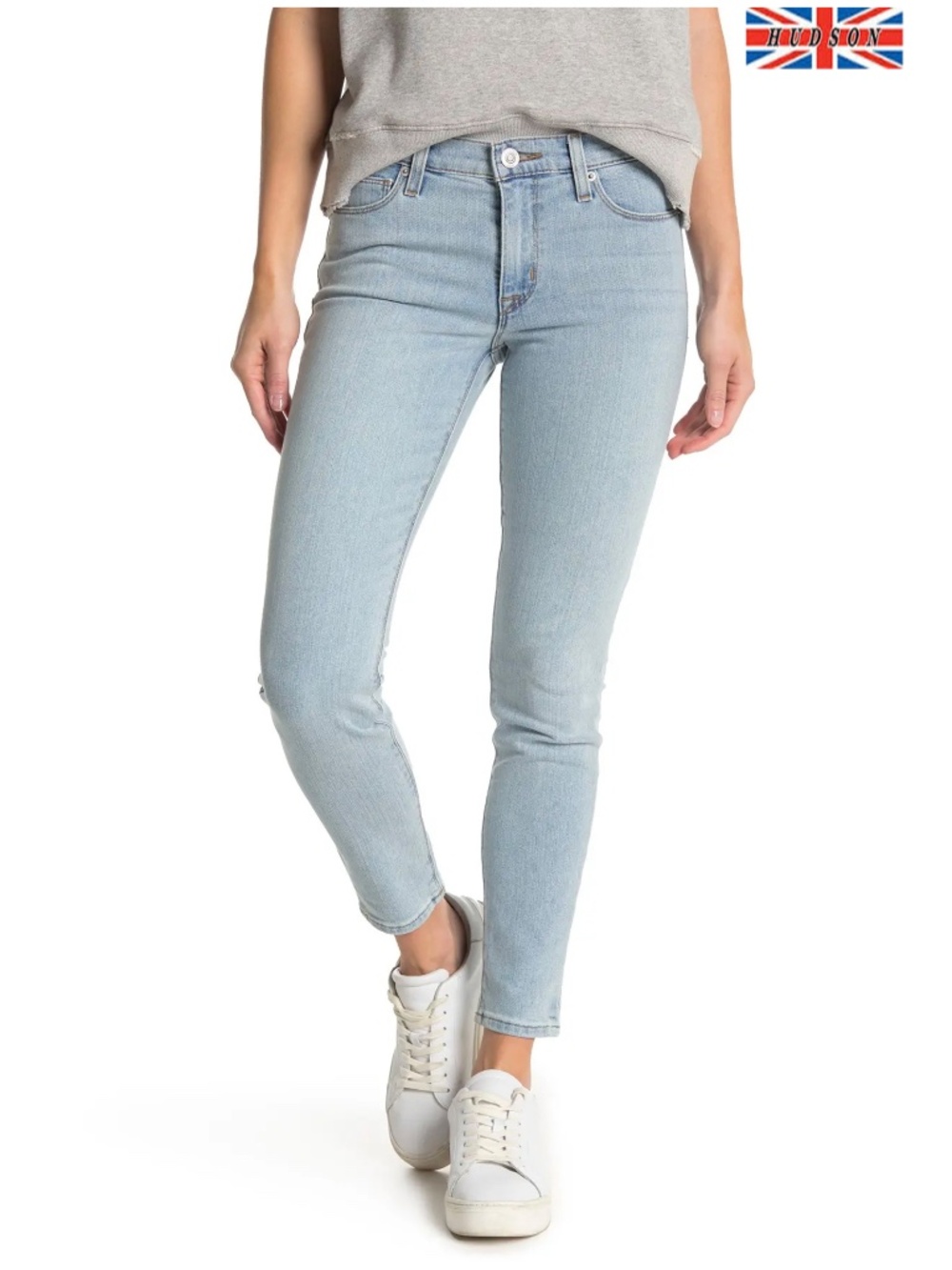HUDSON WOMEN NWT NATALIE MID RISE SUPER SKINNY ANKLE ABILENE JEANS. SIZE 26